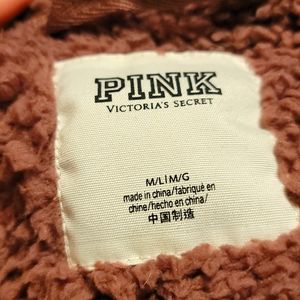 PINK Victorias secret sherpa cardigan